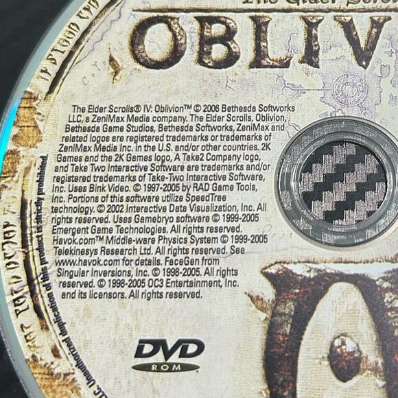 2005 PC Game- the elder scrolls IV- Oblivion - dvd in paper sleeve only - retro - Picture 2 of 7